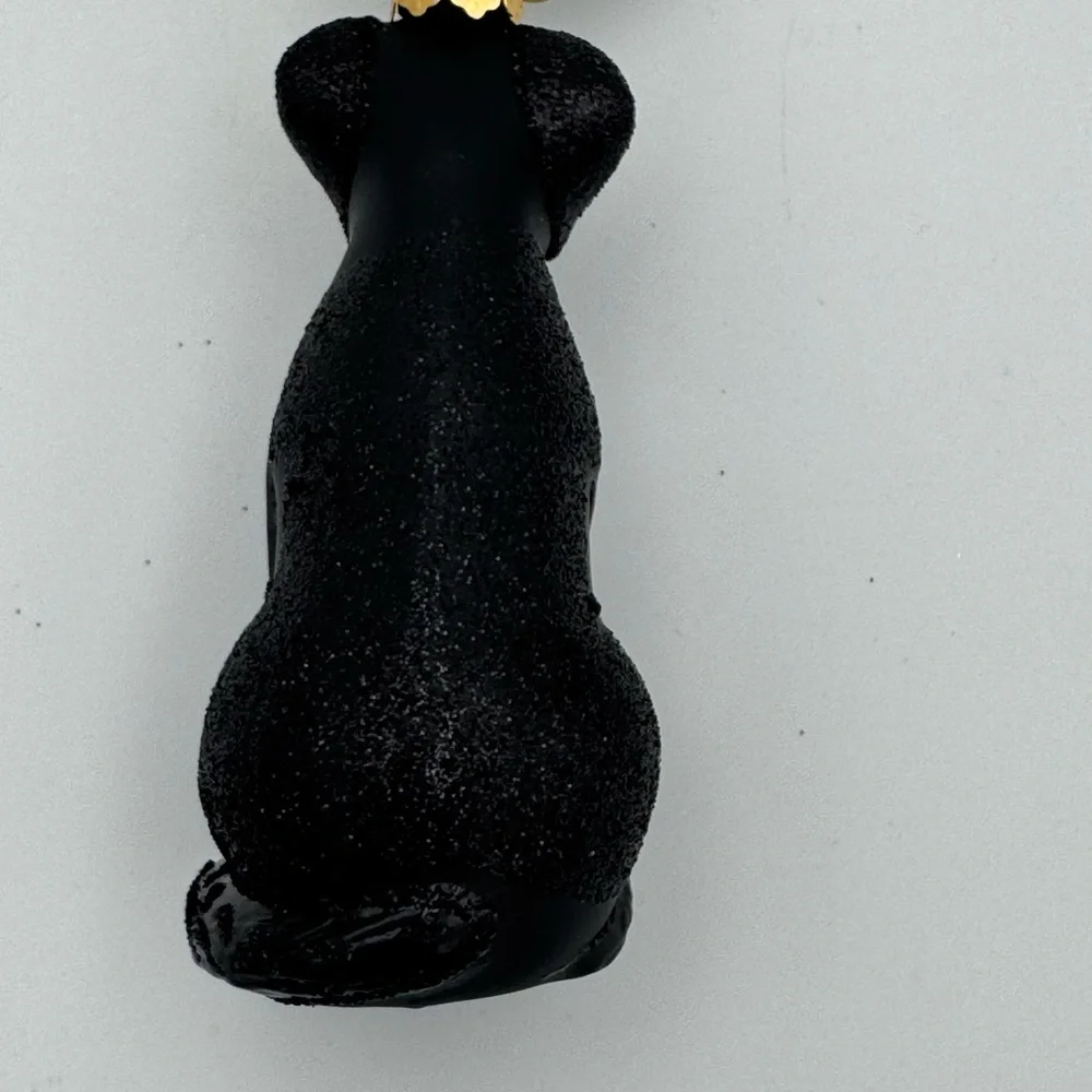 Old World Christmas BLACK LABRADOR Glass Ornament With Box‎ NEW